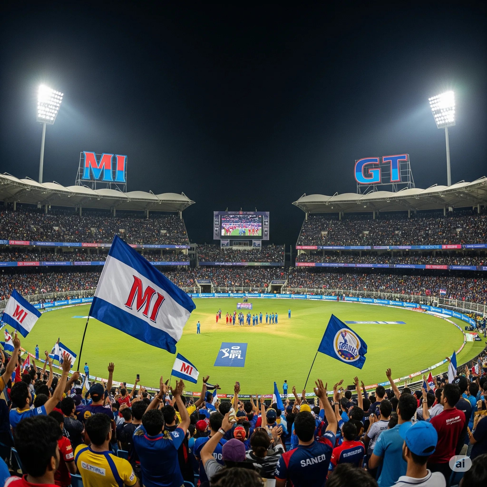 MI vs GT Match
