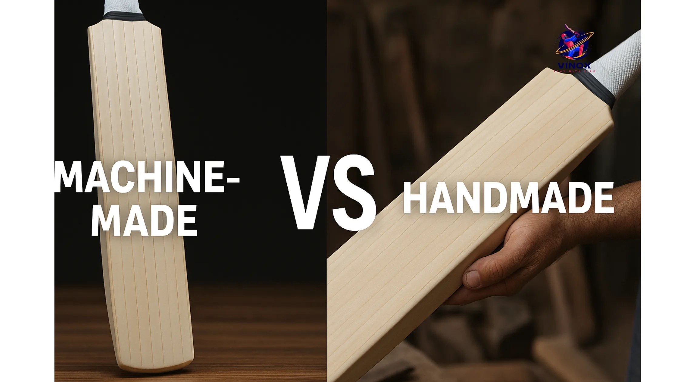 Machine-Made vs. Handmade Cricket Bats