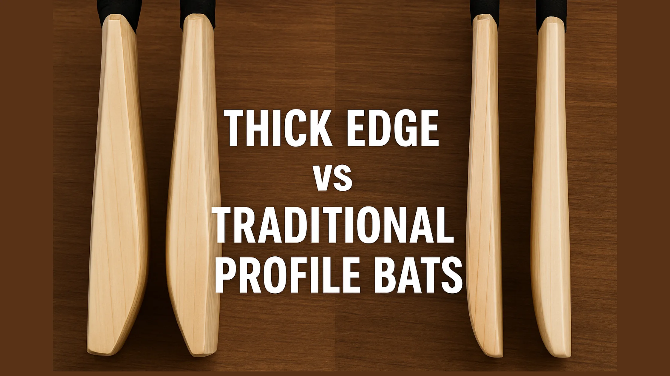 Thick Edge vs Traditional Profile Bats
